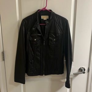 Michael Kors genuine leather jacket. Size Medium
